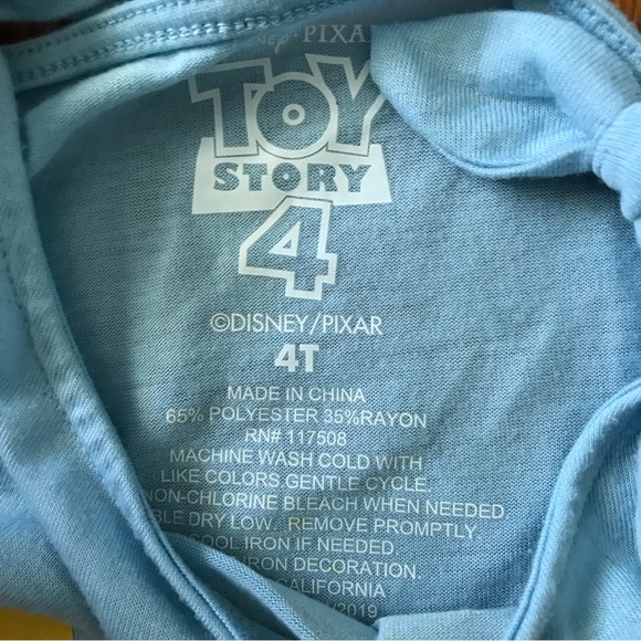 Disney Toy Story Buzz Lightyear Always A Hero Star Adventurer Tank Top Size 4T - Picture 3 of 4